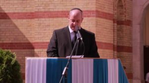 Emánuel Alapítvány megemlékezés Verő Tamás rabbi beszéde