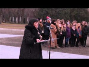 Felavatták a felújított Kossuth mauzóleumot Radnainé dr Fogarasi Katalin a NÖRI elnöke beszéde