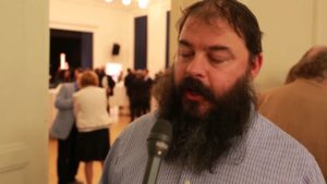 Radnóti Zoltán, a Bét Sálom zsinagóga rabbija sana tova MAZSIHISZ pohárköszöntőjén nyilatkozott